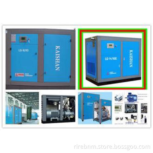 120hp 90kw Motor Driven Rotary Screw Air Compressor 560cfm